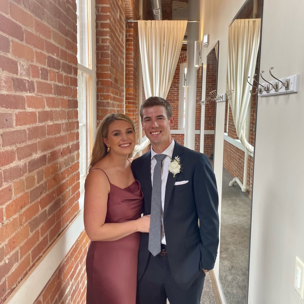 Elegant Cinnamon Rose Satin Dress - Jenny Yoo